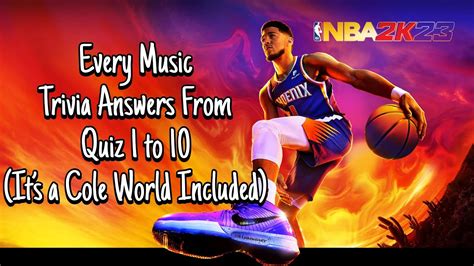 2k23 trivia answers